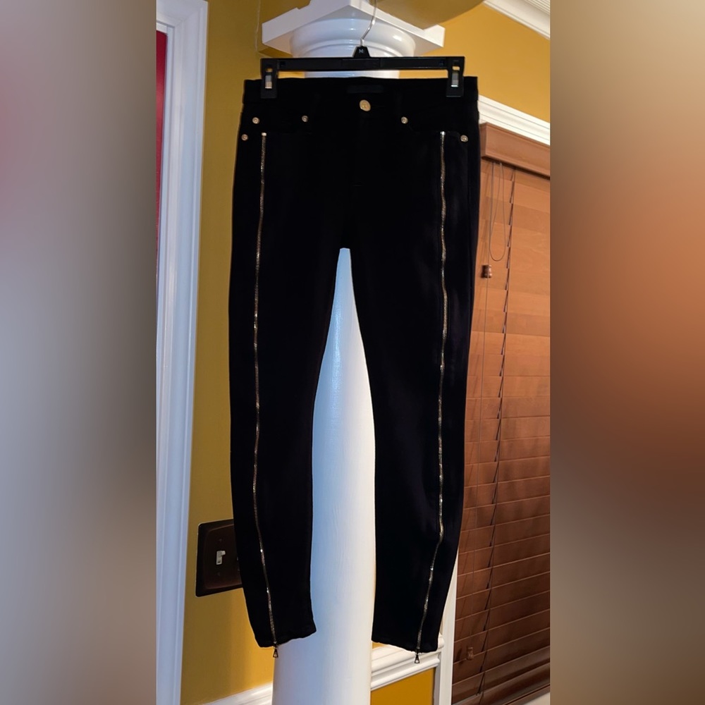7 For All Mankind Black Leggings